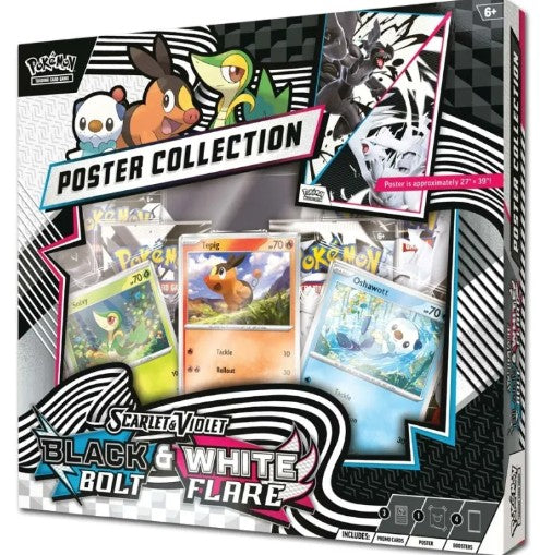 Scarlet & Violet - Black Bolt White Flare Poster Collection