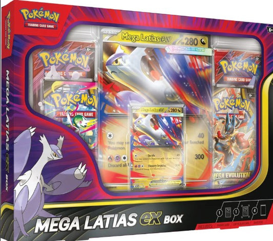 Pokémon TCG Mega Latias Ex Collection Box.