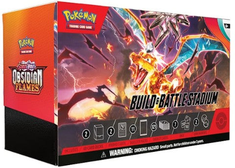 POKÉMON TCG Scarlet and Violet Obsidian Flames Build & Battle Stadium