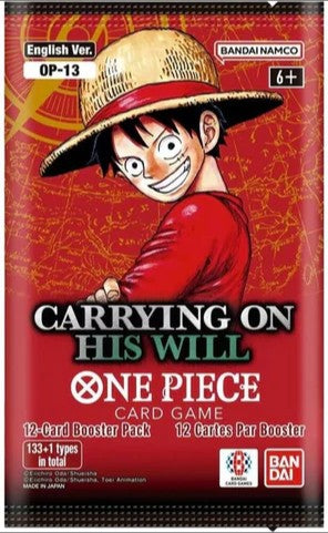 One Piece - "Carrying on his Will" English OP-13 Single Pack