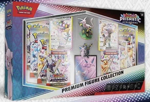 Scarlet and Violet Prismatic Evolutions Premium Figure Box