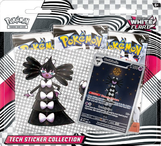 Scarlet & Violet - White Flare Tech Sticker Collection