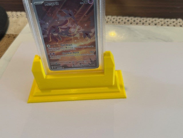 Pokemom PSA SLAB Stand - Yellow
